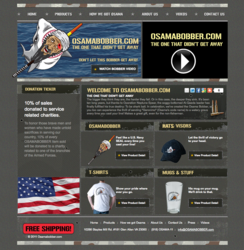 Osamabobber, Osama bin Laden, fishing bobber, 9 11, funny shirts, embroidered hats and sweatshirts